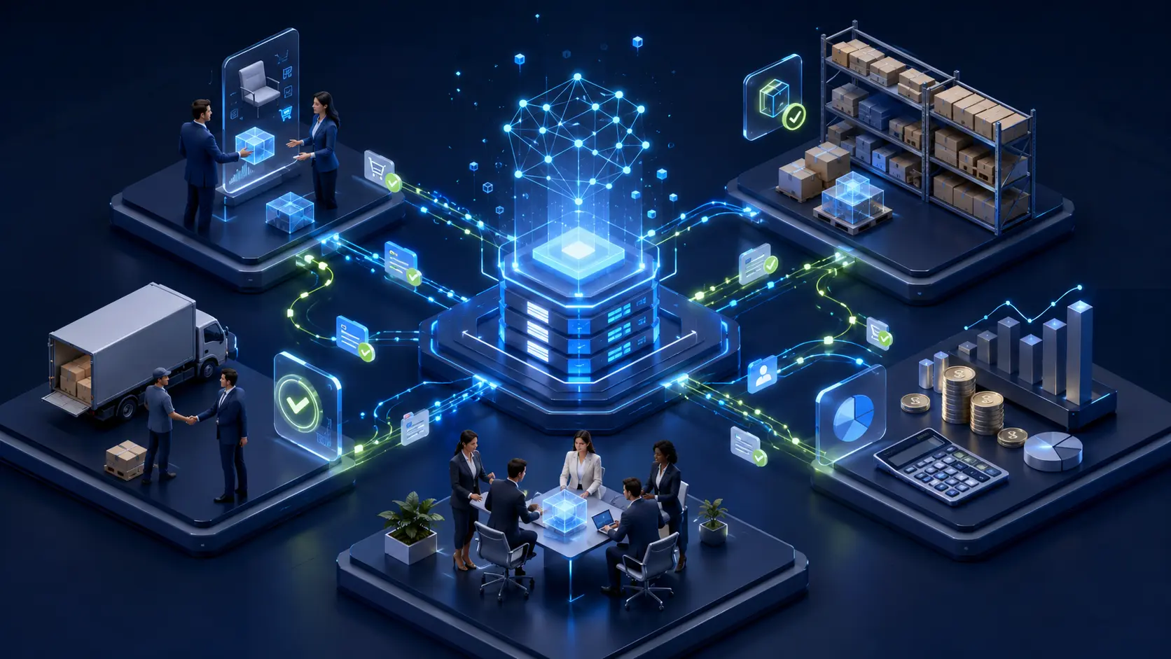 Make ERP, reporting and integrations work around your process.